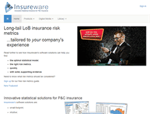 Tablet Screenshot of insureware.com